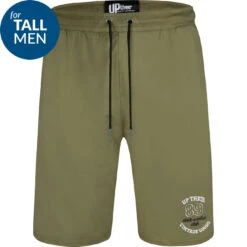 Uptheir Barnes TALL 89 Logo Embroidery Shorts - Sage Green -Famous Menswear Store tumbnail 2280bf3d c8bf 4e42 bc04 cafebfb4e4f9