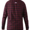 Duke D555 Holton TALL Casual Long Sleeve Check Shirt - Maroon -Famous Menswear Store tumbnail 234ee7ac 3c42 4c53 97fb 55515044503f