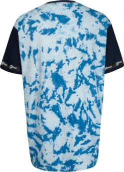 Uptheir Swan Tie Dye Print T-Shirt - Blue