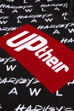 Uptheir Get Serious All Over Print Overhead Hoody - Black -Famous Menswear Store tumbnail 2753bc1e bf8a 485e 837b db2b673274f4