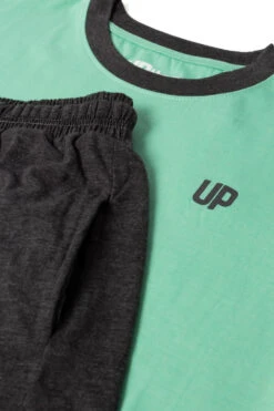 Uptheir Skywalker Short Sleeve Crew Neck Pyjama Set - Green 9 Uptheir Skywalker Short Sleeve Crew Neck Pyjama Set - Green -Famous Menswear Store tumbnail 2811f050 3a6e 4f5f b97d 94e0ed62e21c