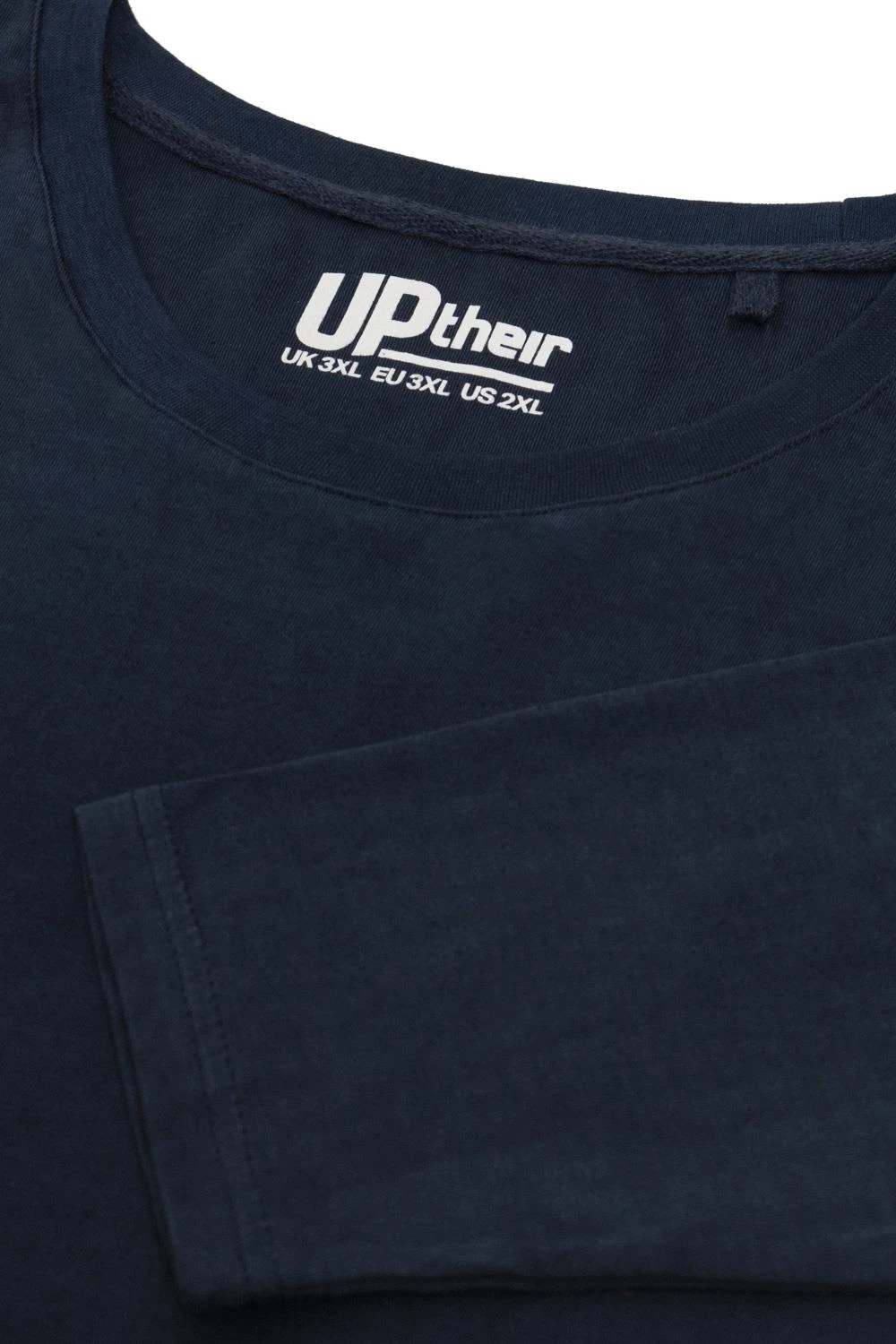 Uptheir Fig Tall Long Sleeve T-Shirt - Navy 5 Uptheir Fig Tall Long Sleeve T-Shirt - Navy - Image 3