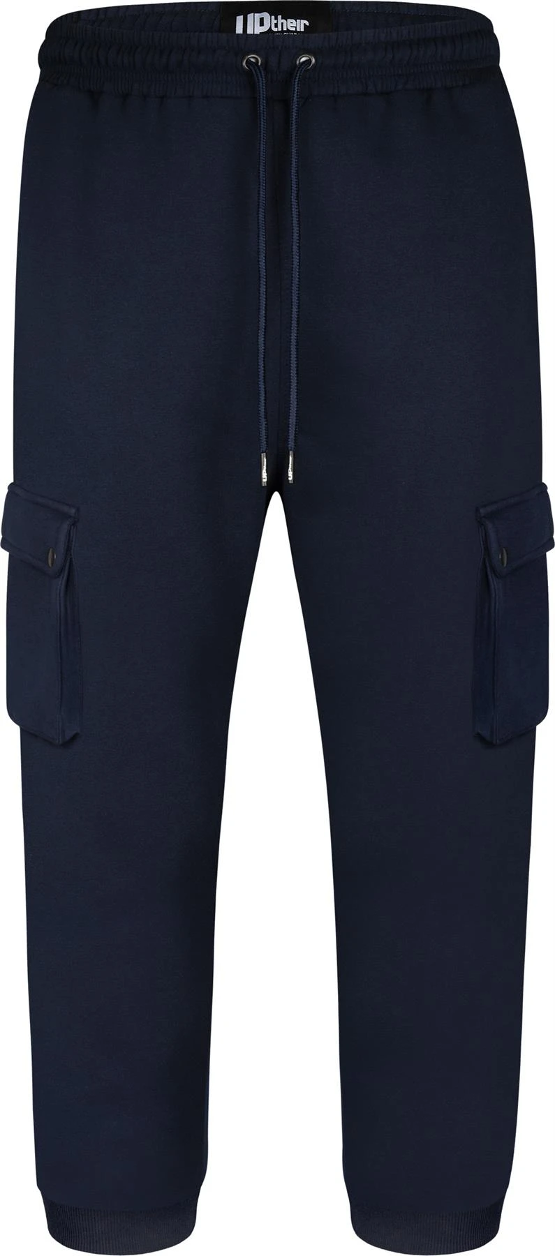 Uptheir Schofield Plain Cargo Joggers - Navy 8 Uptheir Schofield Plain Cargo Joggers - Navy - Image 6
