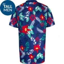 Uptheir Jordan TALL Floral Surf Print T-Shirt - Red -Famous Menswear Store tumbnail 2dbb2b3b f15a 4d3d b86f dd376edeedf5