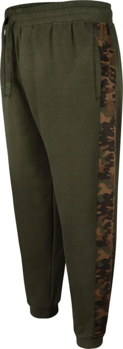 Kam Cuffed Hem Camo Panel Jogger - Khaki