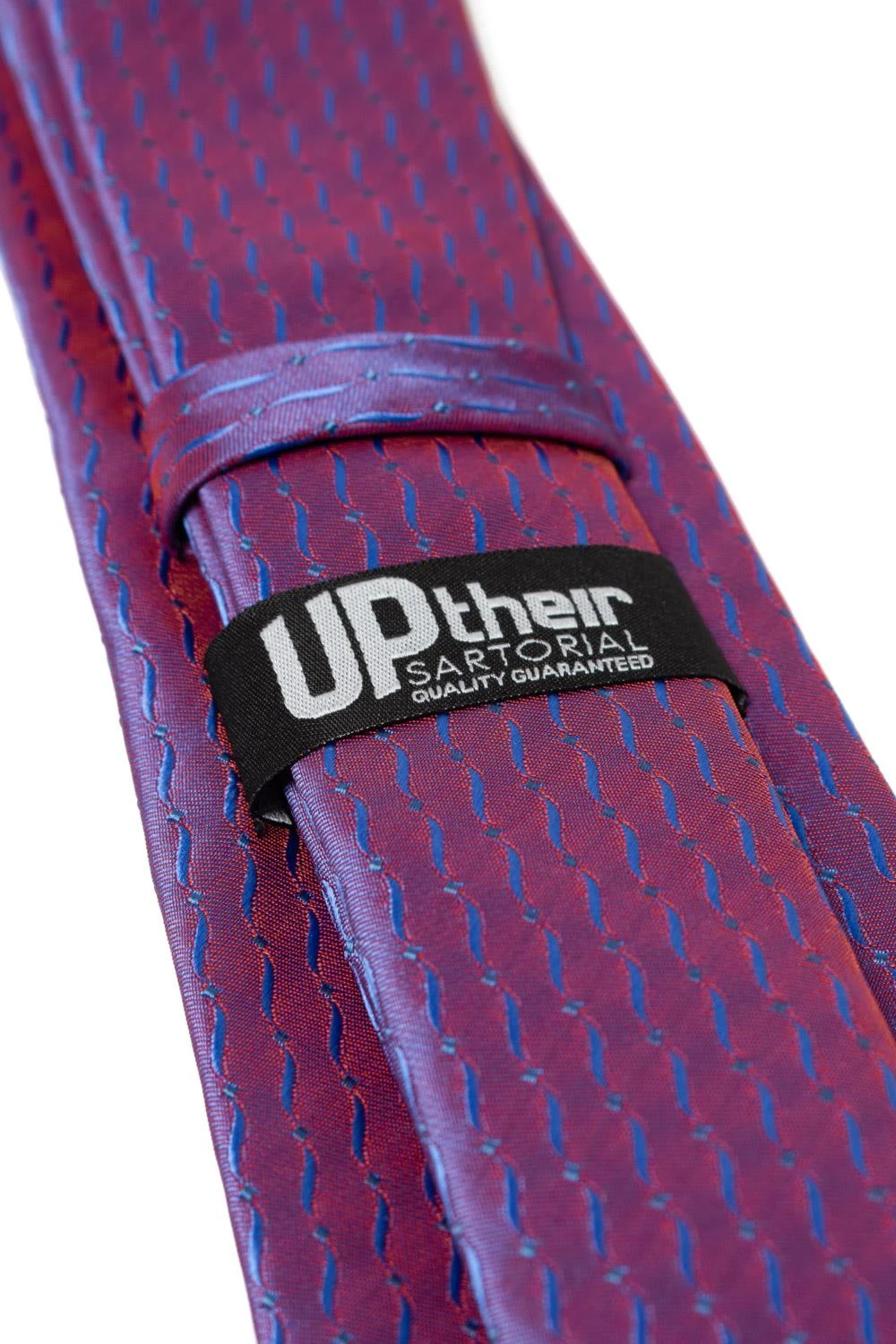 Uptheir All Over Solid Colour Extra Long NeckTie - Purple 5 Uptheir All Over Solid Colour Extra Long NeckTie - Purple - Image 3