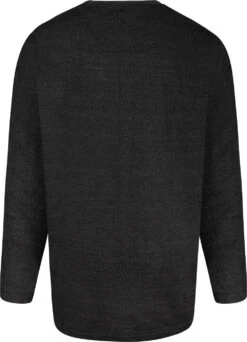 Uptheir Fig Mens Long Sleeve T-Shirt - Charcoal