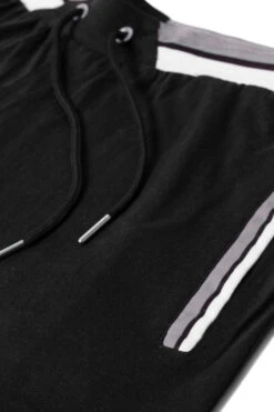 Uptheir Gambit TALL Contrast Waist Jersey Shorts - Black -Famous Menswear Store tumbnail 3128907a db64 411b afbe 52642ae66d53