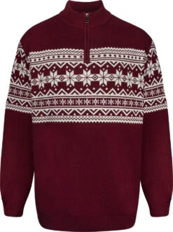 Uptheir Dasher Half Knit Jumper - Cabernet 7 Uptheir Dasher Half Knit Jumper - Cabernet -Famous Menswear Store tumbnail 313f9eab 19a3 46ef 814e ed5791c2022b 1