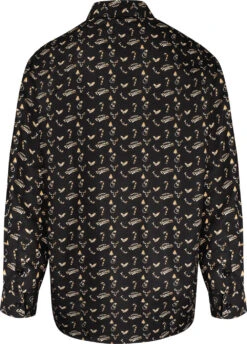 Uptheir Rue All Over Gold Foil Print Shirt - Black -Famous Menswear Store tumbnail 319c4c32 fd59 4625 ae67 8cd22fb6c733