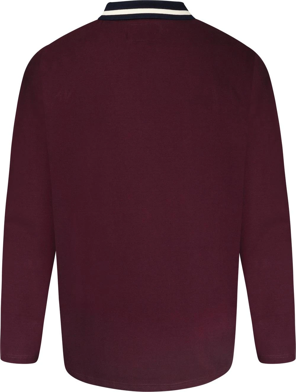 Grey Hawk TALL Long Sleeve Zip Neck Polo Shirt - Wine 3 Grey Hawk TALL Long Sleeve Zip Neck Polo Shirt - Wine