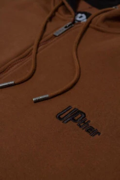 Uptheir Karma Sleeveless Zip Gilet - Brown -Famous Menswear Store tumbnail 333fcc6e 78b2 4929 8c0e e7a73e3a8bcb