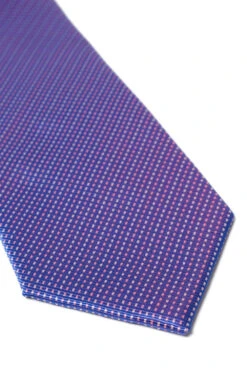 Uptheir All Over Micro Spot Pattern Extra Long Tie - Purple