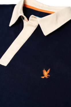 Grey Hawk TALL Long Sleeve Rugby Polo Shirt - Navy Peacoat 8 Grey Hawk TALL Long Sleeve Rugby Polo Shirt - Navy Peacoat -Famous Menswear Store tumbnail 35a06f2d 944a 4150 b02d a4cebb38e2e5