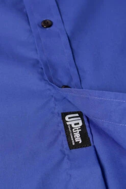 Uptheir Chiltern Tartan Trim Short Sleeve Shirt - Blue -Famous Menswear Store tumbnail 36054848 d37a 45e9 8afb 4d8a26b67f75