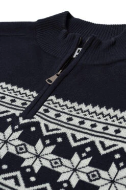 Uptheir Dove Half Knit Jumper - Sapphire -Famous Menswear Store tumbnail 37ade9f0 b60e 4b0c 8994 71937c519430
