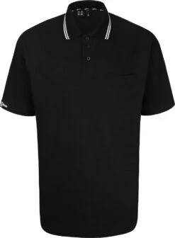 Uptheir Up To No Good Polo With Pocket Detail - Black