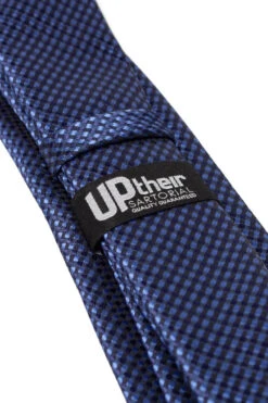 Uptheir All Over Diamond Neat Extra Long Tie - Navy -Famous Menswear Store tumbnail 398d100e 7d05 4897 8134 1d78679b6c9b