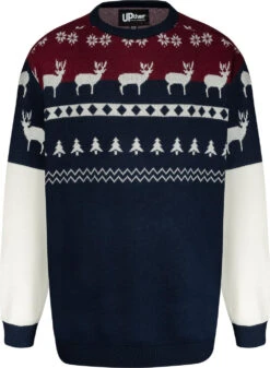 Uptheir Dasher Knit Christmas Sweater - Navy -Famous Menswear Store tumbnail 3b7266c8 c61c 447c b785 2e564350363c 1
