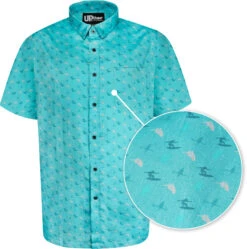 Uptheir Buxton Surfer Dude SS Print Shirt - Blue 8 Uptheir Buxton Surfer Dude SS Print Shirt - Blue -Famous Menswear Store tumbnail 3bd17a90 a3d1 4b67 a3d8 5fc46115c3ec
