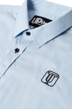 Uptheir Grange Formal Short Sleeve Shirt - Light Blue -Famous Menswear Store tumbnail 3bdda2d1 ba0c 4eab bf6a e21916095548