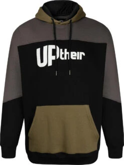 Uptheir Marlon Contrast Panel Overhead Hoody - Olive 6 Uptheir Marlon Contrast Panel Overhead Hoody - Olive -Famous Menswear Store tumbnail 3c03aa57 c9e4 4b5a 866c a563cca71abf