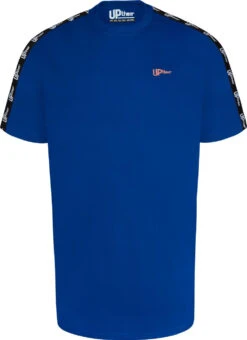 Uptheir Tri TALL Shoulder Tape Crew Neck T-Shirt - Blue