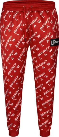 Uptheir Get Serious All Over Print Closed Jogger - Red