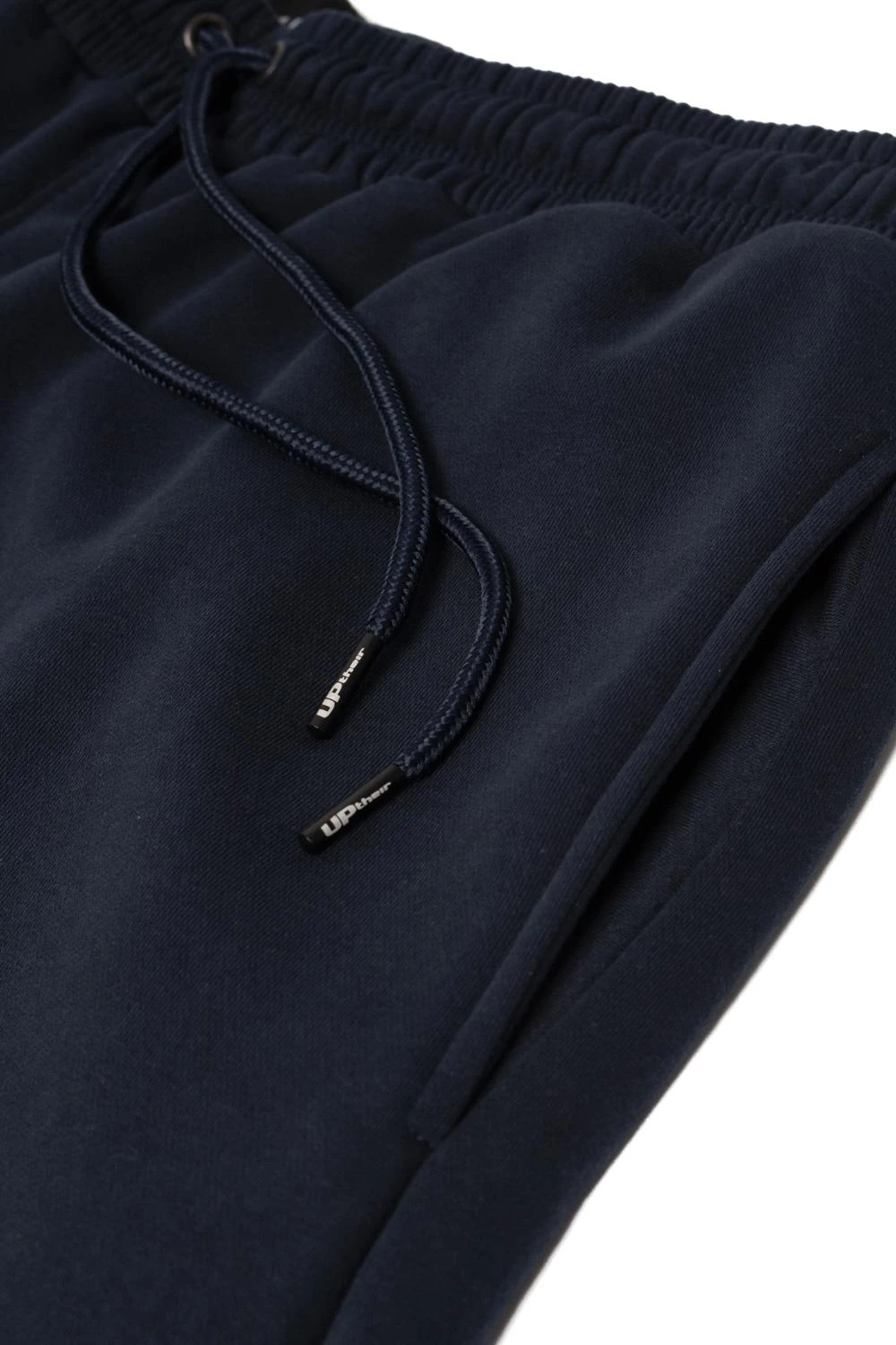 Uptheir Perry Fleece Lined Cuffed Joggers - Navy 5 Uptheir Perry Fleece Lined Cuffed Joggers - Navy - Image 3