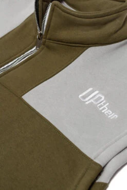 Uptheir The Roller Zip Through Gilet - Olive Grey -Famous Menswear Store tumbnail 3f2d5590 0d47 4a54 badf eb30e5310806