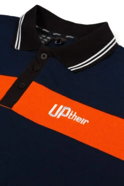 Uptheir So Clever Colour Block Polo - Navy -Famous Menswear Store tumbnail 3fd5706c a0d3 4e6f bc23 c2a560b55eaa