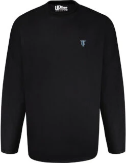 Uptheir Ashbluff Long Sleeve Plain Design Tee - Black -Famous Menswear Store tumbnail 442296d0 5077 4d7b a851 a28d51e047a3