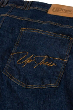 Uptheir Vigo TALL Distressed Denim Shorts - Dark Blue Wash -Famous Menswear Store tumbnail 44cd32f1 0f23 4f3f ba64 2568f47074b2