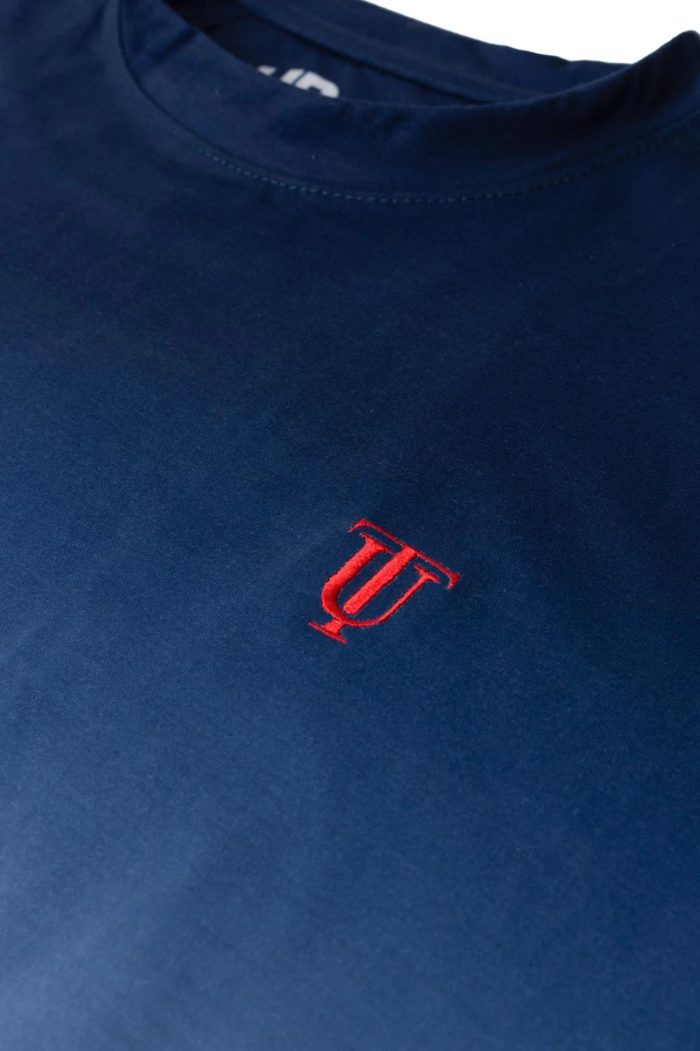 Uptheir Vibe One Fade Effect Crew Neck T-Shirt - Navy Red 5 Uptheir Vibe One Fade Effect Crew Neck T-Shirt - Navy Red - Image 3