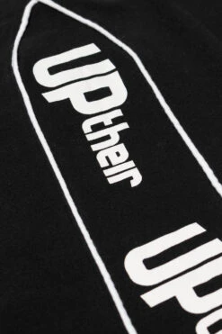 Uptheir Pierce Branded Tape Side Panel Joggers - Black -Famous Menswear Store tumbnail 458cdefd 8841 430e 9e81 6839c5290d6a