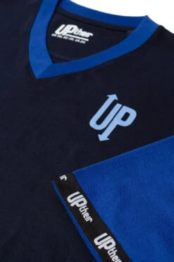 Uptheir Octagon Two TALL V-Neck Cut And Sew T-Shirt - Navy -Famous Menswear Store tumbnail 45d8f901 23bf 4111 a034 a5957bd46ef8