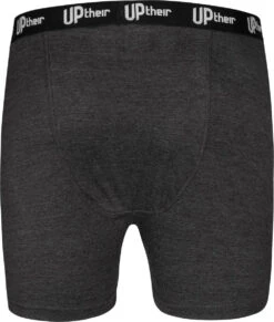 Uptheir Hustler Elasticated Waist Boxer Shorts - Grey