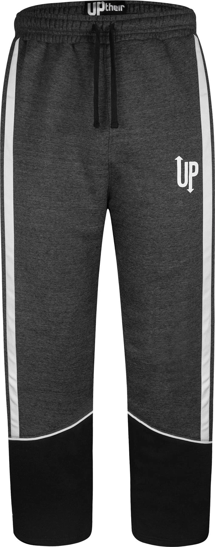 Uptheir Carr Contrast Colour Panel Joggers - Black Carbon 4 Uptheir Carr Contrast Colour Panel Joggers - Black Carbon - Image 2