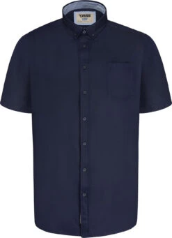 Duke D555 James Basic Oxford Short Sleeve Shirt - Navy 9 Duke D555 James Basic Oxford Short Sleeve Shirt - Navy -Famous Menswear Store tumbnail 47c2c29e 54a4 4270 ba10 b9789b691b2e 1