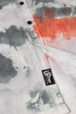 Uptheir Carry Tie Dye Short Sleeve Shirt - Red -Famous Menswear Store tumbnail 48648c19 4308 45f7 82e6 b0cce5d1f77e