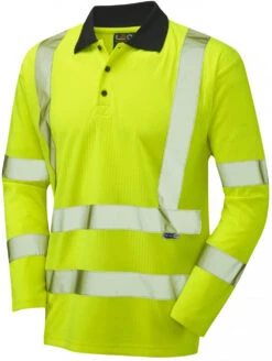 Leo Swimbridge Long Sleeved Polo Shirt - Yellow -Famous Menswear Store tumbnail 48e81dae 1e6a 459e b506 a8b33dc25bfc 1