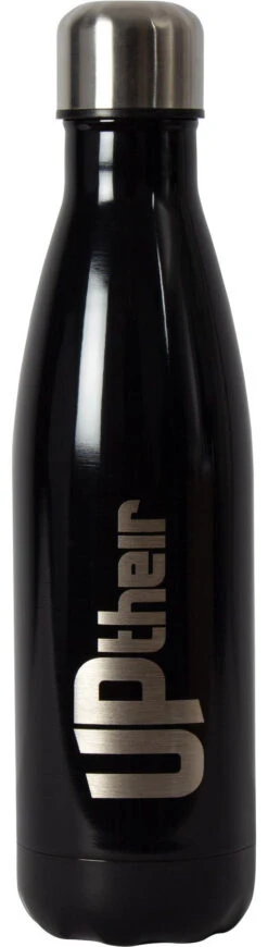 Uptheir Metal Reusable Water Bottle - Black