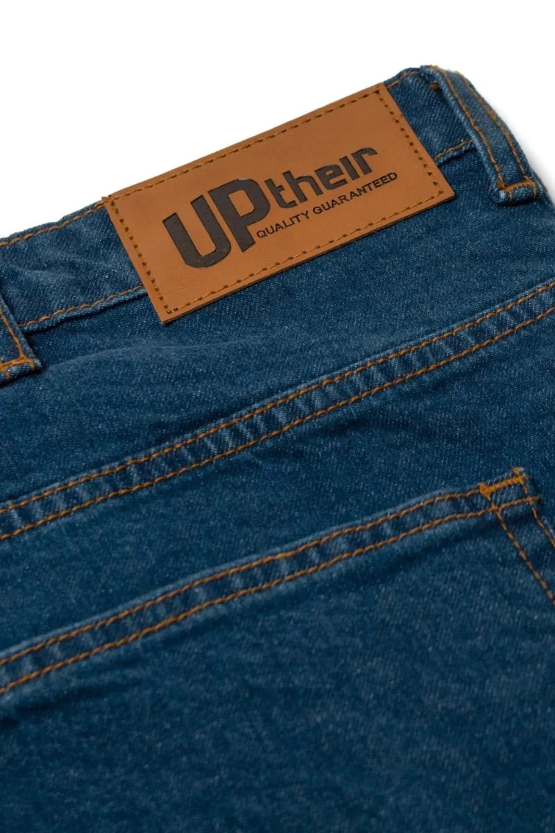 Uptheir Hudson Original Denim Jeans - Mid Wash 6 Uptheir Hudson Original Denim Jeans - Mid Wash - Image 4