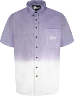 Uptheir Clem Ombre Short Sleeve Shirt - Purple -Famous Menswear Store tumbnail 4b503e58 7354 495f 896f 6bf602a85874