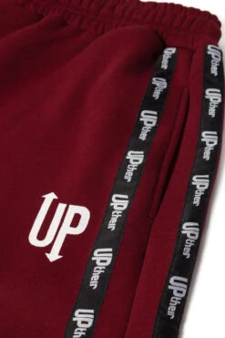 Uptheir Boyne Branded Twin Tape Side Joggers - Cabernet -Famous Menswear Store tumbnail 4ce5ef22 1bca 4d63 9750 4509d1f7ec77