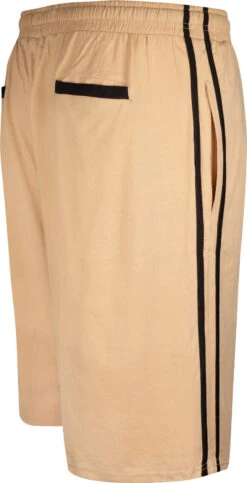 Uptheir Bucky TALL Contrast Stripe Shorts - Beige -Famous Menswear Store tumbnail 4d344336 bc64 47d5 ab63 5870979e5022