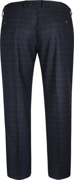 Uptheir Dundee Formal Tweed Suit Trousers - Navy