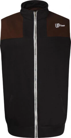 Uptheir The Roller Zip Through Gilet - Black Brown -Famous Menswear Store tumbnail 4d6c8214 5da9 4e68 87f6 a8d0e459cce0 1