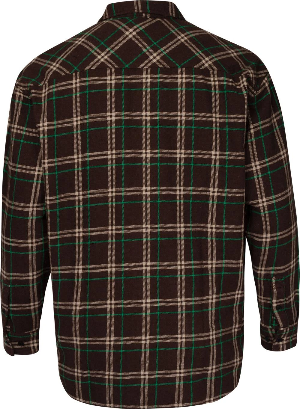 Uptheir Whisper Check Print Long Sleeve Shirt - Coffee 3 Uptheir Whisper Check Print Long Sleeve Shirt - Coffee