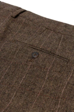 Uptheir Fife Formal Tweed Suit Trousers - Brown -Famous Menswear Store tumbnail 4f22a278 78c8 4815 ace2 da15c52f931a 1